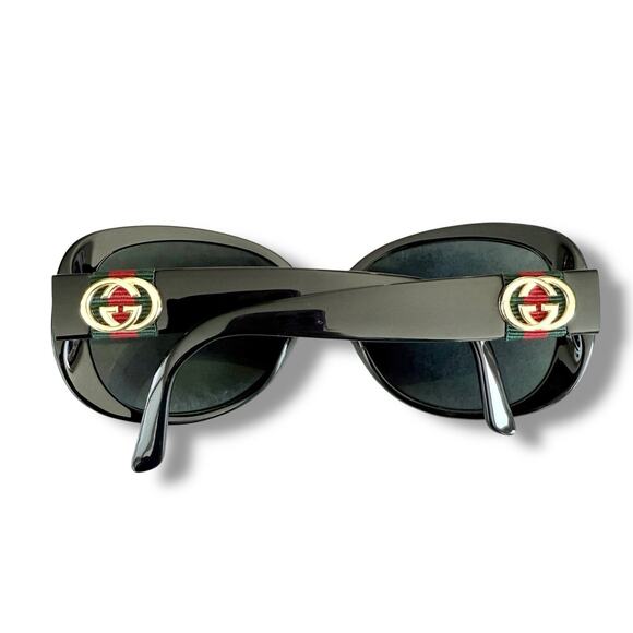 FRAMES ONLY Gucci Sunglasses 2013 Ribbon Red Green Black GG 3644/S D28ED - Picture 1 of 9